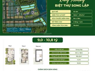 Bán căn biệt thự song lập tại dự án eco retreat