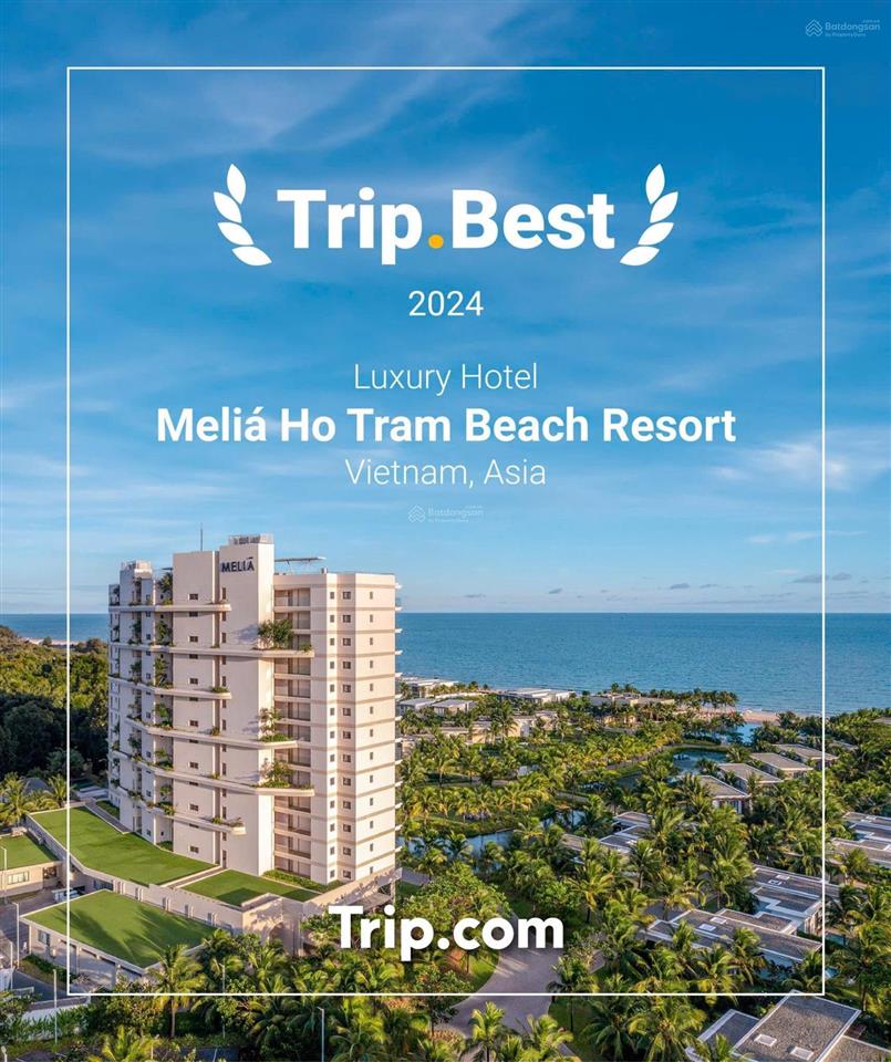 Bán biệt thự mặt tiền biển 4pn melia hồ tràm, căn góc rộng rãi.  0938 917 ***