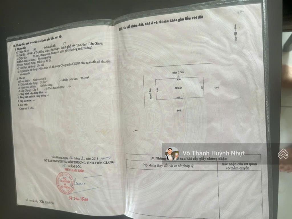 Bán nhanh tại 65/44 đường lê thị hồng gấm, 1,2 tỷ, 38,9m²