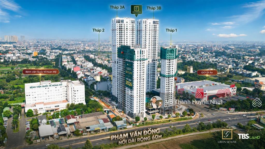 Bán gấp 2pn 71.08m2 tại green skyline, 3,8 tỷ đông hòa sài gòn