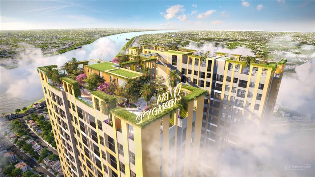 Cho thuê căn hộ 2pn, 2wc, 73m2, giá cực chất 7 tr/th tại a&t sky garden, lái thiêu, thuận an