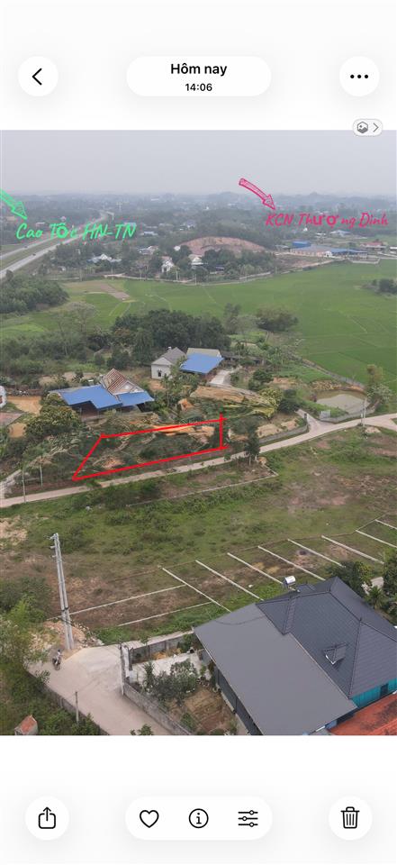 Cần bán vài lô đất dt 104m2 75m2 tc tại hồng tiến phổ yên,thái nguyên,gần kcn giá chỉ vài trăm