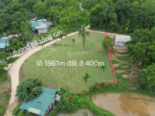 Cần bán lô đất nghỉ dưỡng 1961m view cánh đồng