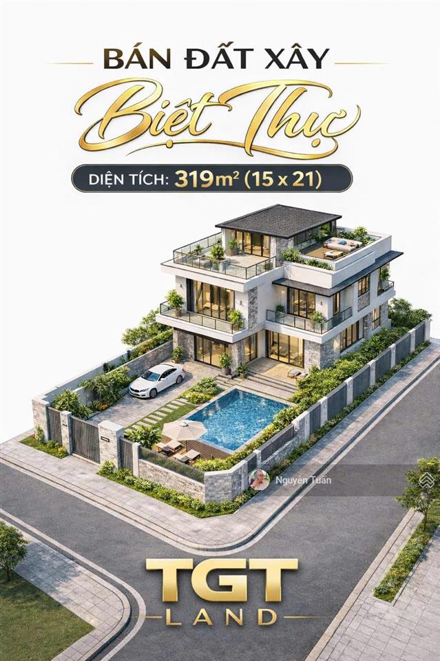 Bán đất biệt thự góc 2 mặt tiền  trung tâm thảo điền