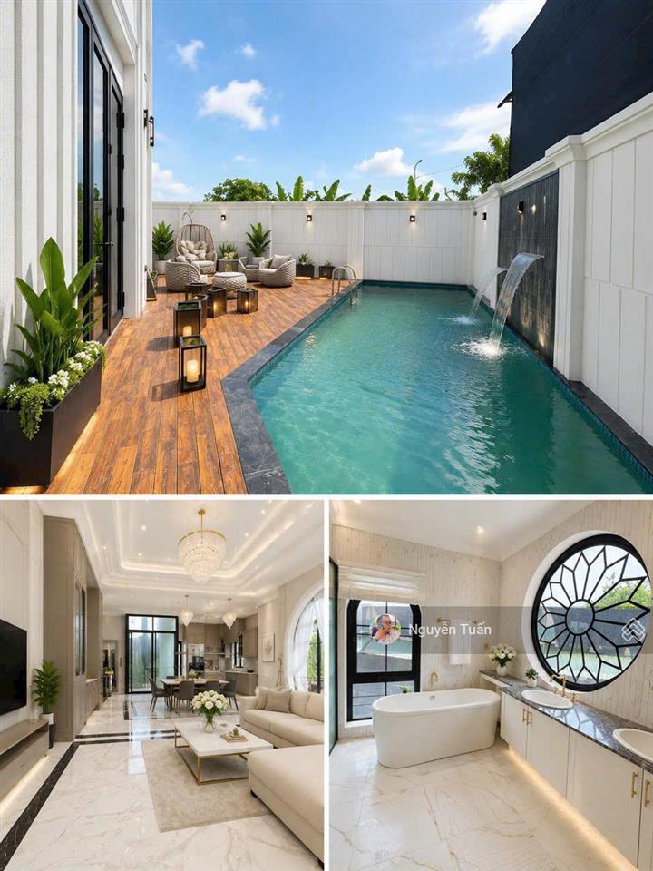 Giảm ngay 7 tỷ  villa biệt thự hồ bơi thạnh mỹ lợi, tp. thủ đức