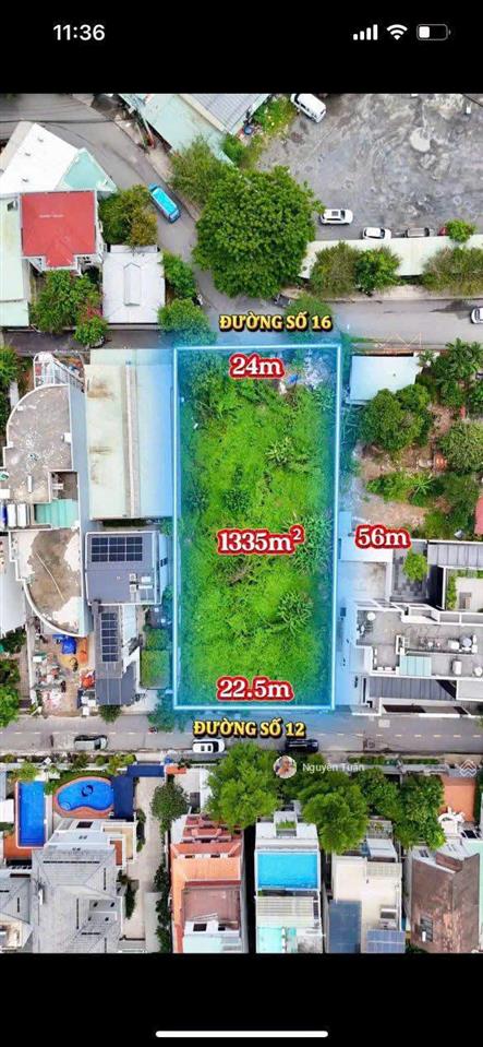 Bán đất mặt tiền đường số 12  võ trường toản, thảo điền