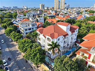 Bán tòa căn hộ dịch vụ 3 mặt tiền nguyễn văn hưởng, thảo điền quỹ đất hiếm 1.000m²