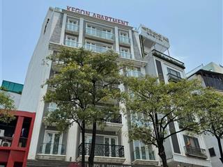 Bán nhà toà khách sạn 8 tầng lô góc 2 mặt tiền phố đào tấn dt 195m2 mặt tiền hơn 12m