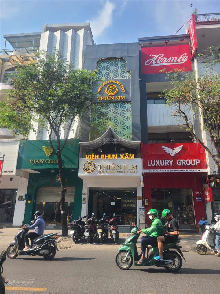 Bán nhà mặt tiền 161 hồ bá kiện, nhà 1 đời chủ dt 5 x 15m, kc 3 tầng, chỉ 24tỷ tl