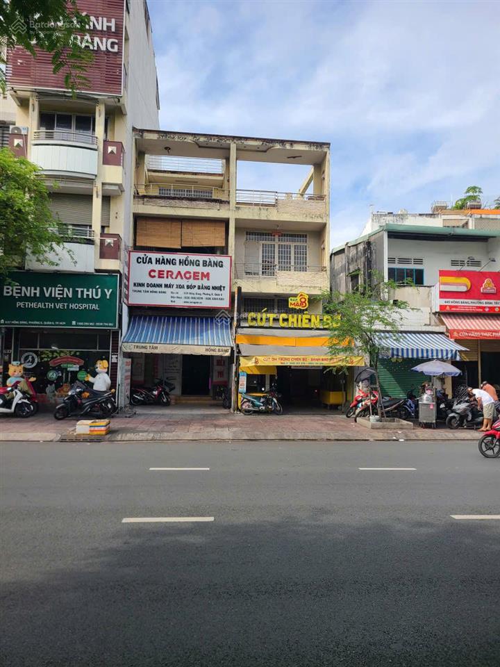 Bán tòa building mặt tiền hồng bàng kc 6 tầng thang máy vị trí đẹp ngay nguyễn thị nhỏ
