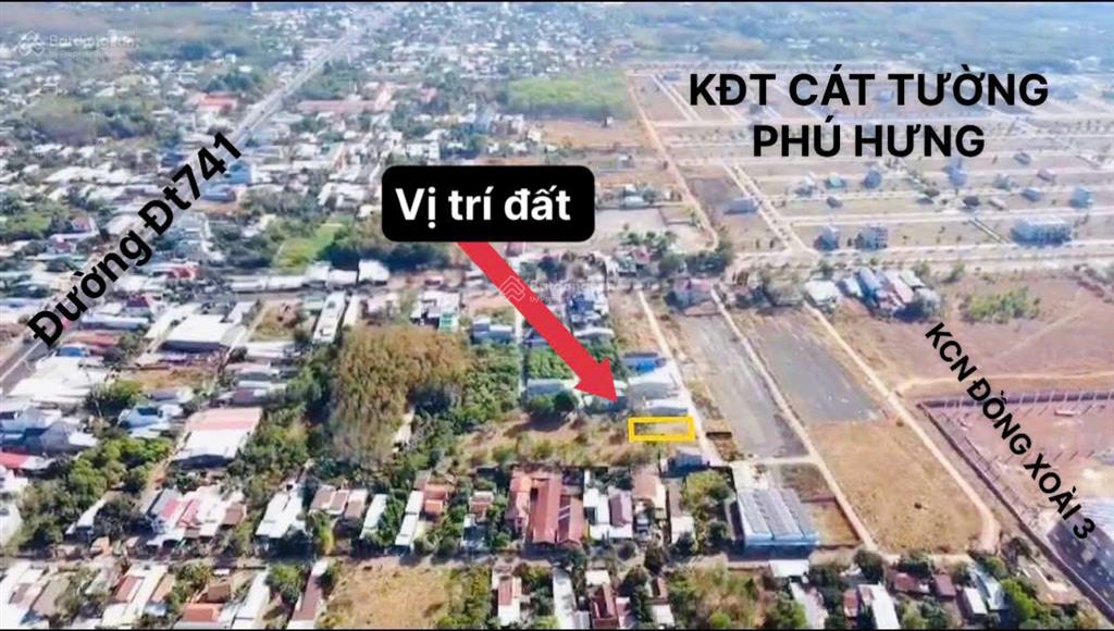 Bán đất ngay kđt cát tường phú hưng 10x22m full thổ cư ngay cổng kcn chỉ 1tỷ6