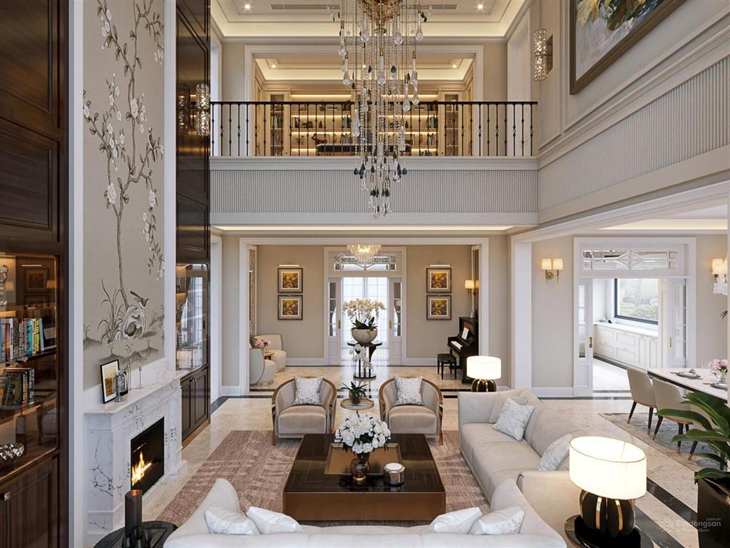 Bán biệt thự đơn lập 400m2 view ngã ba sông, hoàn thiện siêu đẹp tại vinhomes riverside