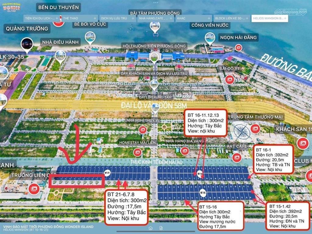 Chính chủ bán nền bt phương đông 300m2 giá chỉ hơn 6 tỷ