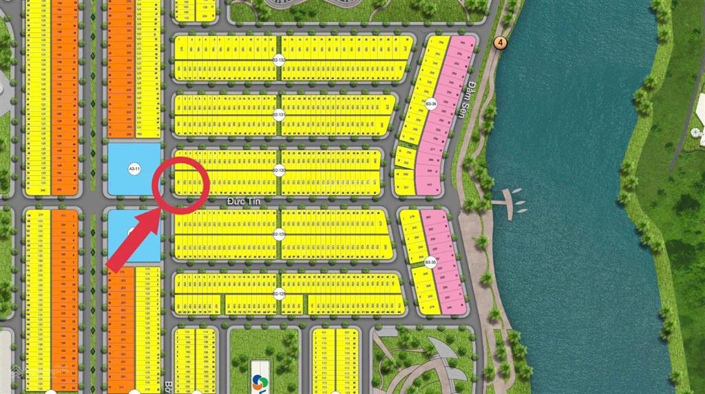 Bán lô góc trục đường thông đức tín và bờ quan 3 giá gốc chưa qua đầu tư diện tích khủng bao thuế