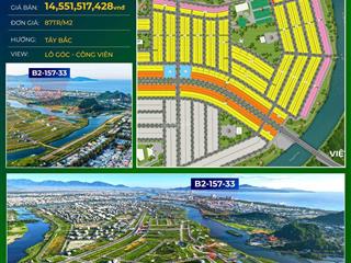 Lô góc hiếm hàng nóng thị trường view sân bóng và view công viên đầm sen giá gốc cđt miễn thuế