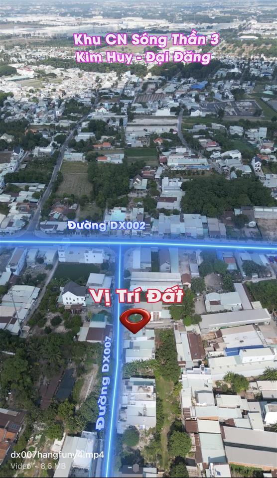 Bán đất mặt tiền kinh doanh dx007  phú mỹ  view ngắm tòa nhà hành chính tp mới, nay hcm