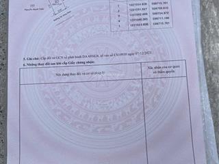 Bán lô đất định hoà  tp thủ dầu một. dt 7x12.4m2 = 86,5m2 (thổ cư 100%) giá 1,98 tỷ