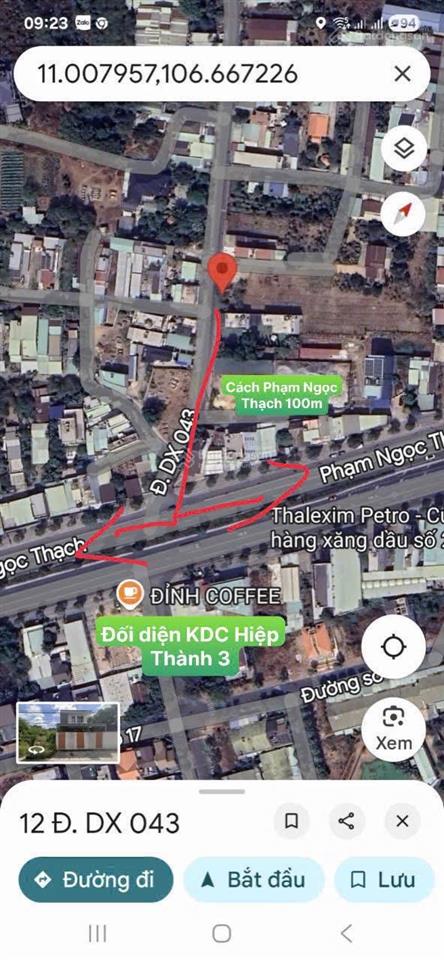 Mình cắt lỗ thêm 500tr bán nhanh lô đất mt kinh doanh dx43  hiệp thành, thủ dầu một, bình dương