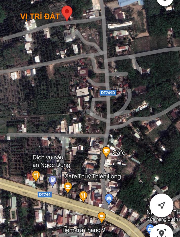 Bán đất tại đt 749, hẻm thanh tuyền 144, 1,4 tỷ, 588 m2, 100m2 thổ cư, nhiều tiện ích, tốt đẹp
