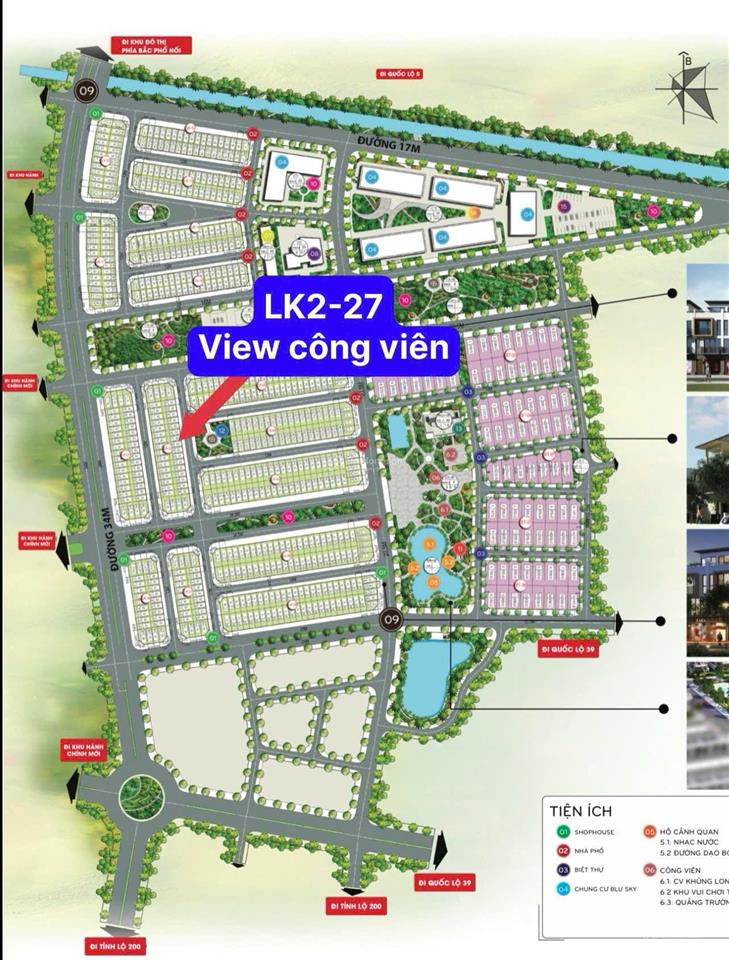 Bán lô hoa hậu view công viên phố nối house giá 3,85 tỷ, sổ sẵn, phong thủy đẹp