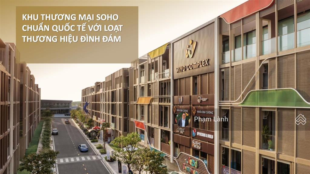 Bán cặp shophouse 10x19m, 1 trệt 4 lầu, đường chính 20m, diện tích sàn 700m2, giá chỉ 86 tỷ