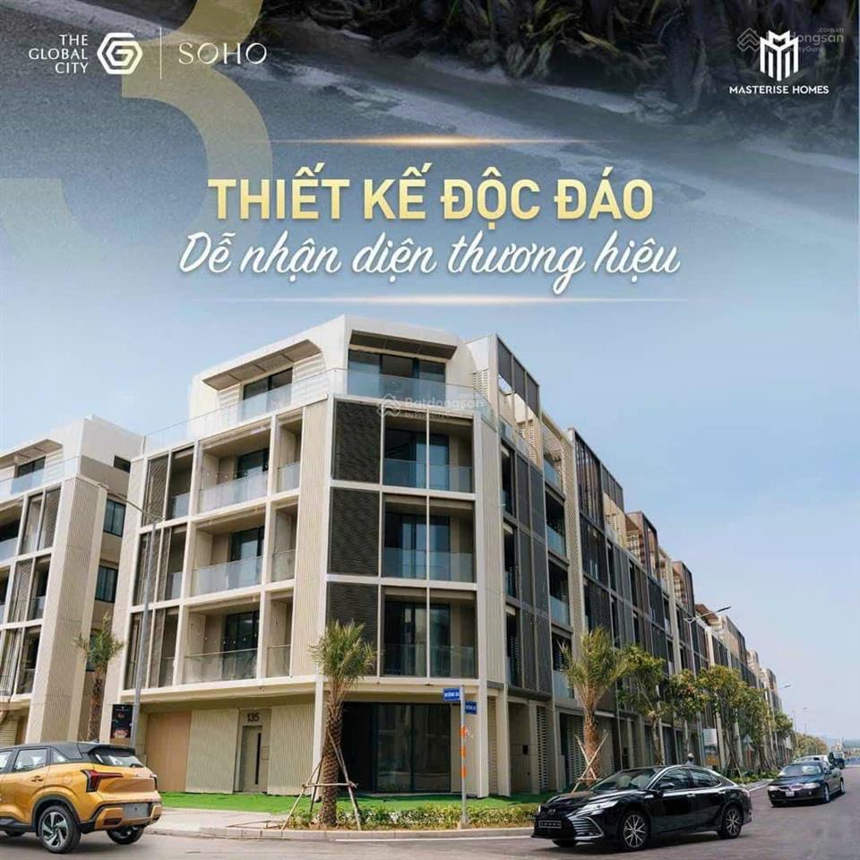 Bán nhà phố thương mại soho đường chính 20m thông nhạc nước, diện tích 5x19m giá tốt chỉ 39,5 tỷ