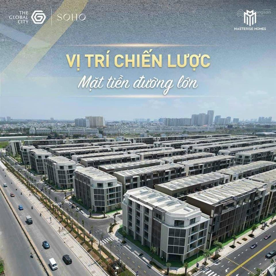 Bán nhà phố thương mại soho đường chính 20m thông nhạc nước, diện tích 5x19m giá tốt chỉ 39,5 tỷ