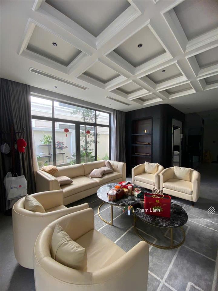 Biệt thự view công viên vip khu victoria village, dt 12,8x20m giá 65 tỷ full nội thất cao cấp