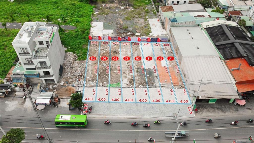 Bán đất quận 12 cặp đất mặt tiền hà huy giáp, giá 9,5 tỷ 1 nền 123,8m2