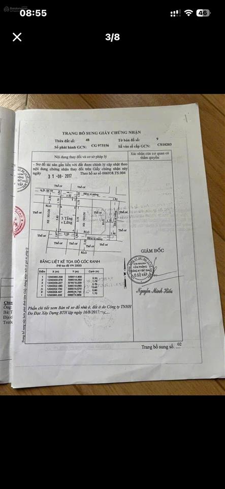 Chính chủ bán nhà 4 tầng đúc btct đường số 59, an hội tây, gò vấp