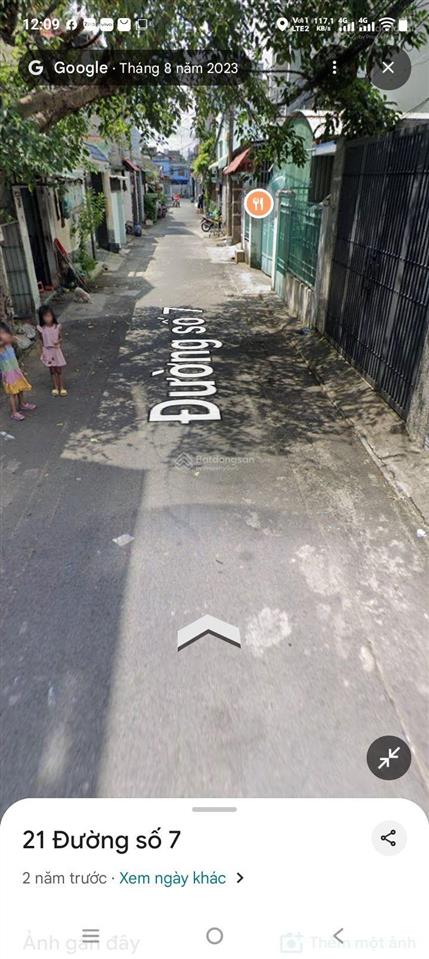 Cần bán 1 lô liền kề mặt tiền đường số 7 bình chiểu