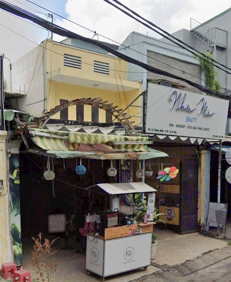 Nhà ngang gần 8m x 16m nở hậu 8m5, mt thống nhất, phường 10, tiện xây dựng mới hoặc chia 2 căn