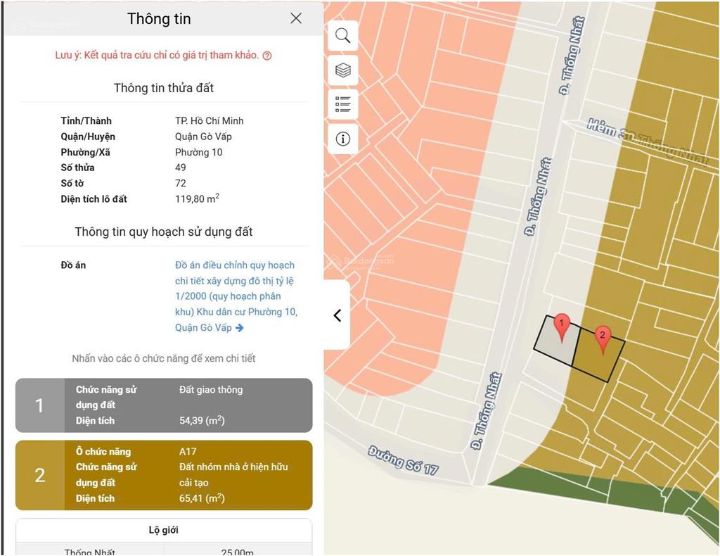 Nhà ngang gần 8m x 16m nở hậu 8m5, mt thống nhất, phường 10, tiện xây dựng mới hoặc chia 2 căn