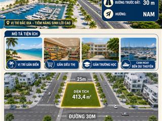 Bán 413,4m2 mặt tiền phạm văn đồng, nha trang chỉ 7x/tr/m2