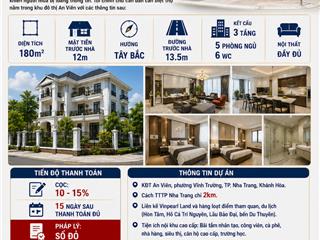 Bán biệt thự an viên diện tích 180m2 giá hấp dẫn chỉ 22 tỷ