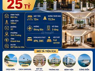 Bán gấp biệt thự 180m2 giá siêu rẻ chỉ 25 tỷ