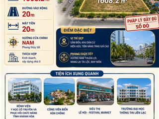 Bán đất tại phố đặng tất, 120 triệu / m2, 1608,2 m², thành phố nha trang, khánh hòa, hot!