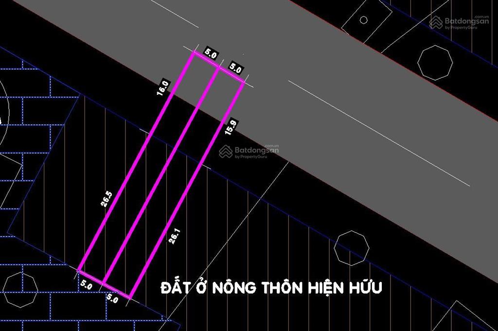 Đất mặt tiền tỉnh lộ 15 khu dân cư đông đúc