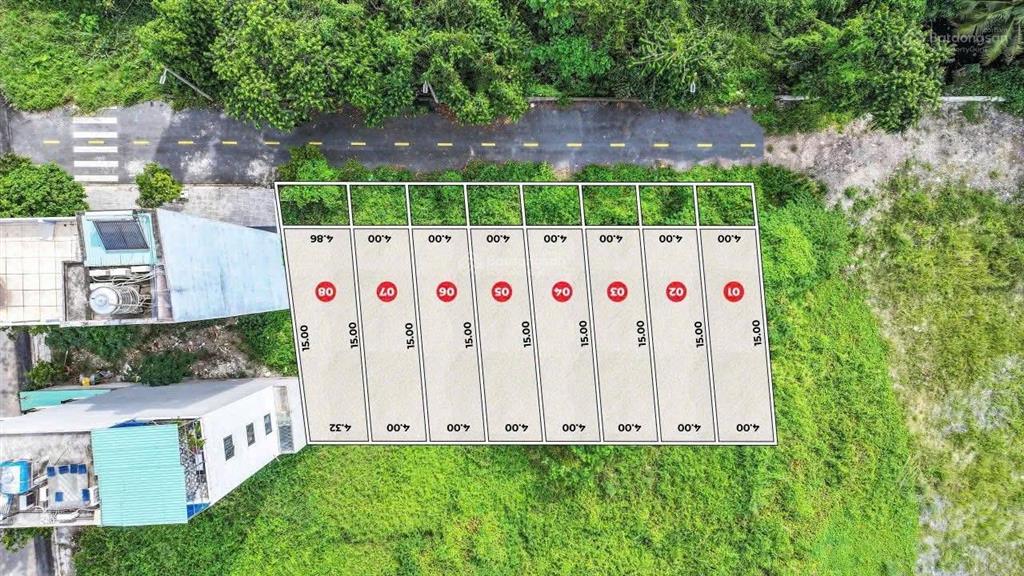 Đất mặt rạch đường nhựa vỉa hè 10m gần trục hà huy giáp