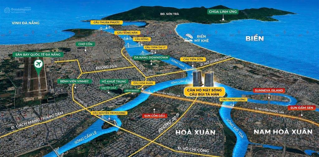 Slight tower biểu tượng sống mới bên sông hàn, view trực diện pháo hoa.