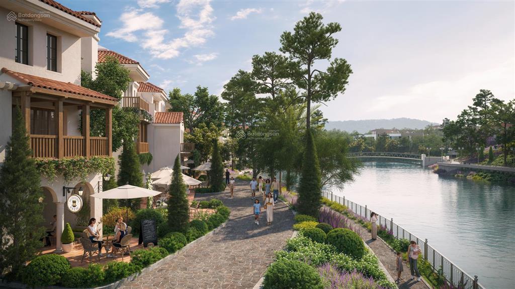 Kiến trúc địa trung hải giữa lòng thung lũng. biệt thự valley town view suối mây| từ 18,1 tỷ