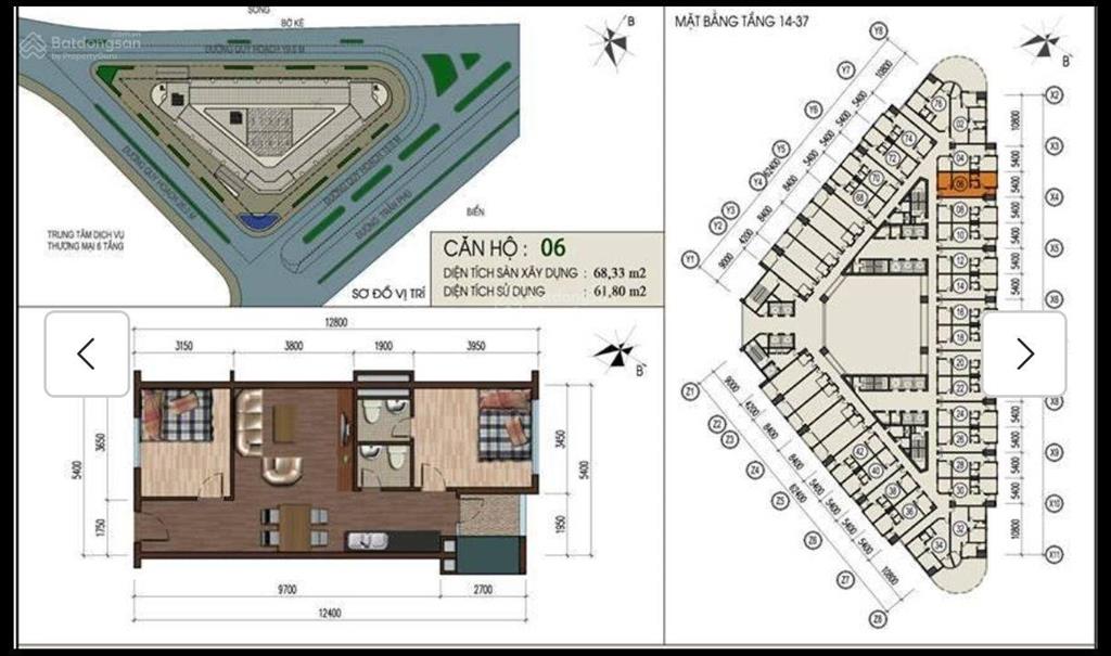 Bán căn view sông 138m², tầng đẹp, giá tốt trong tháng 6 mường thanh 04 trần phú