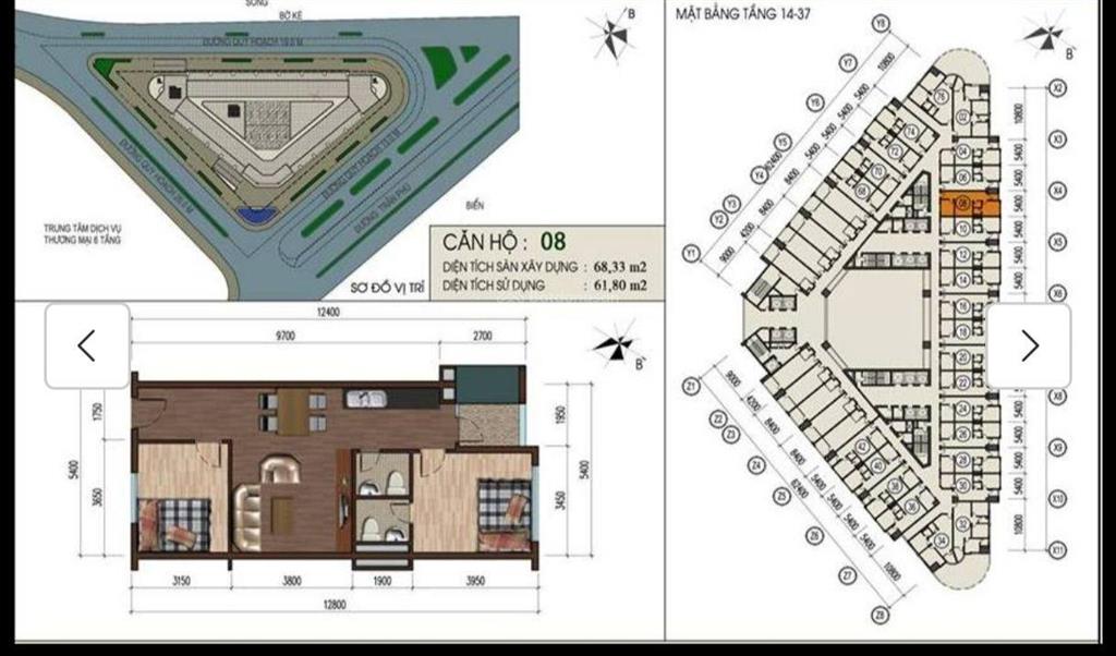 Bán căn view sông 138m², tầng đẹp, giá tốt trong tháng 6 mường thanh 04 trần phú
