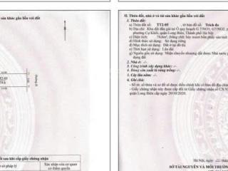 Chính chủ nhờ bán đất đấu giá cự khối tt2 05 diện tích 74.6 m2