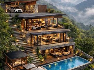Bán 335m đất kinh doanh đầu tư khu du lịch nghỉ mát tam đảo, vĩnh phúc, view đẹp, mặt đường chính