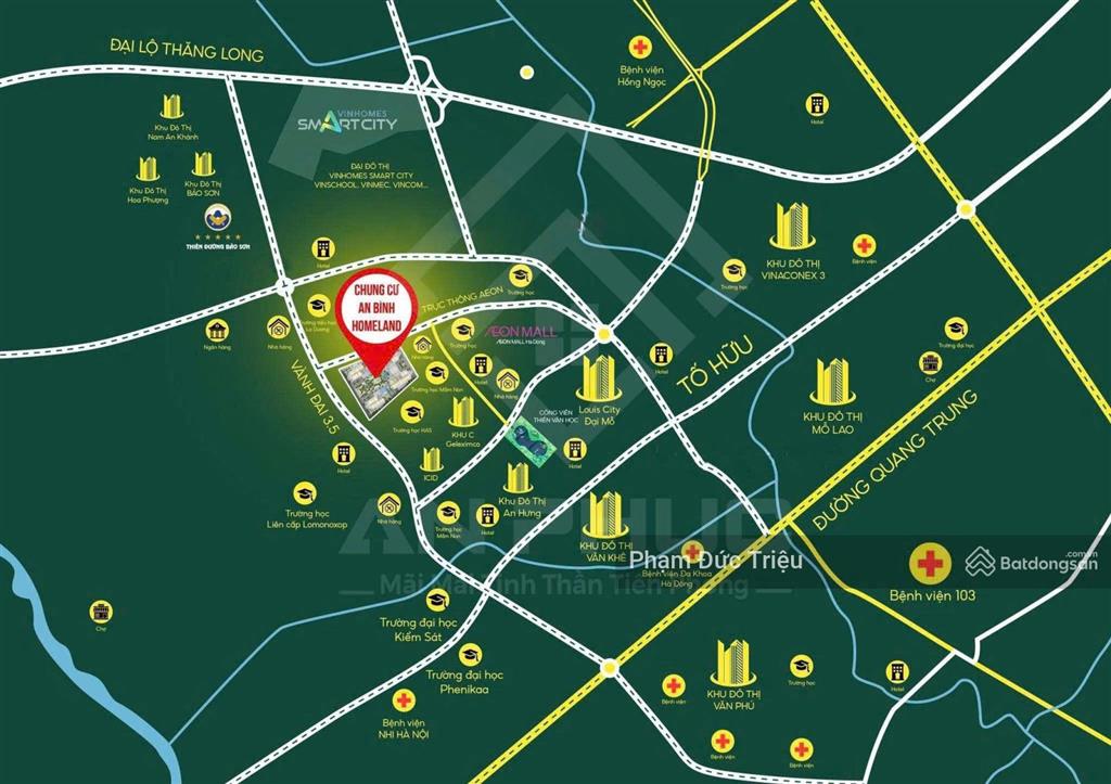 Sốc! suất ngoại giao chung cư an bình homeland từ hơn 70tr/m2  geleximco hà đông từ cđt