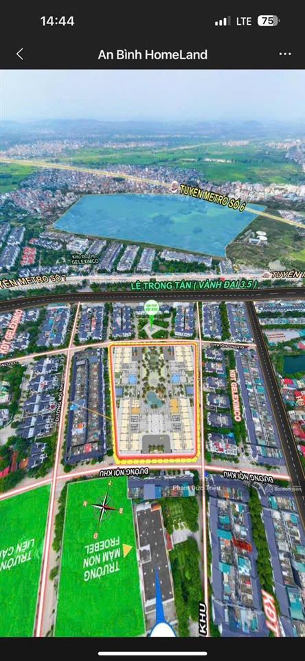 Sốc! suất ngoại giao chung cư an bình homeland từ hơn 70tr/m2  geleximco hà đông từ cđt