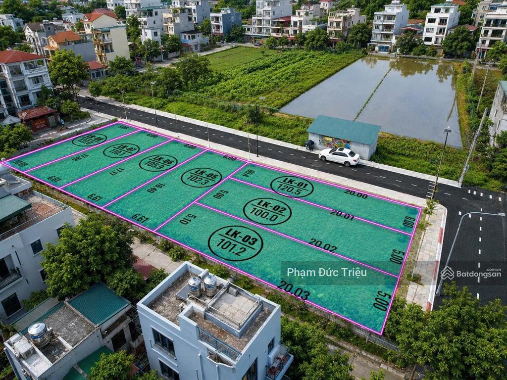 Lô góc 120m2 ngay trục hồ tây  ba vì và metro 12 sát đại học quốc gia