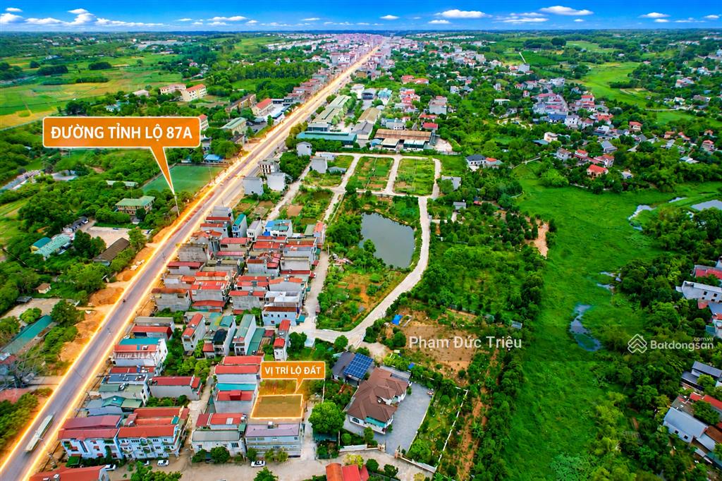 Bán 87.5m2 khu trường trung học kỹ thuật xe máy p. tùng thiện  tx sơn tây