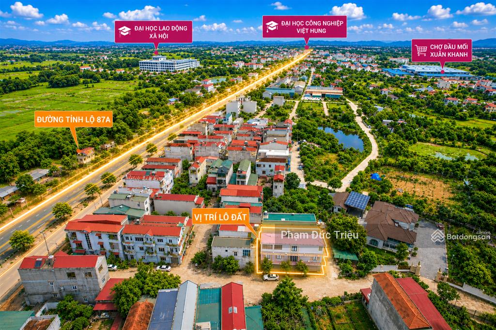 Chính chủ bán 90m2 đất ở đô thị sát đại học công nghiệp việt  hùng chưa tới 3 tỷ